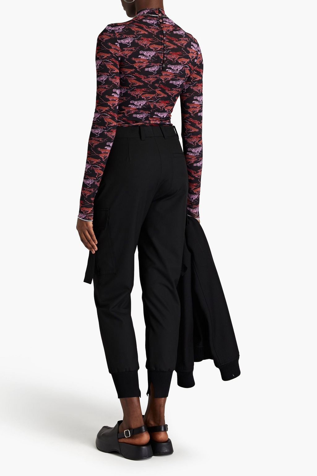 HOFMANN COPENHAGEN Ariel printed mesh bodysuit