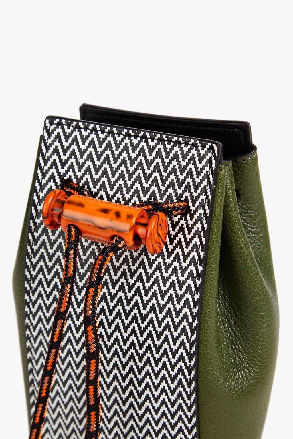 MISSONI Printed leather phone case