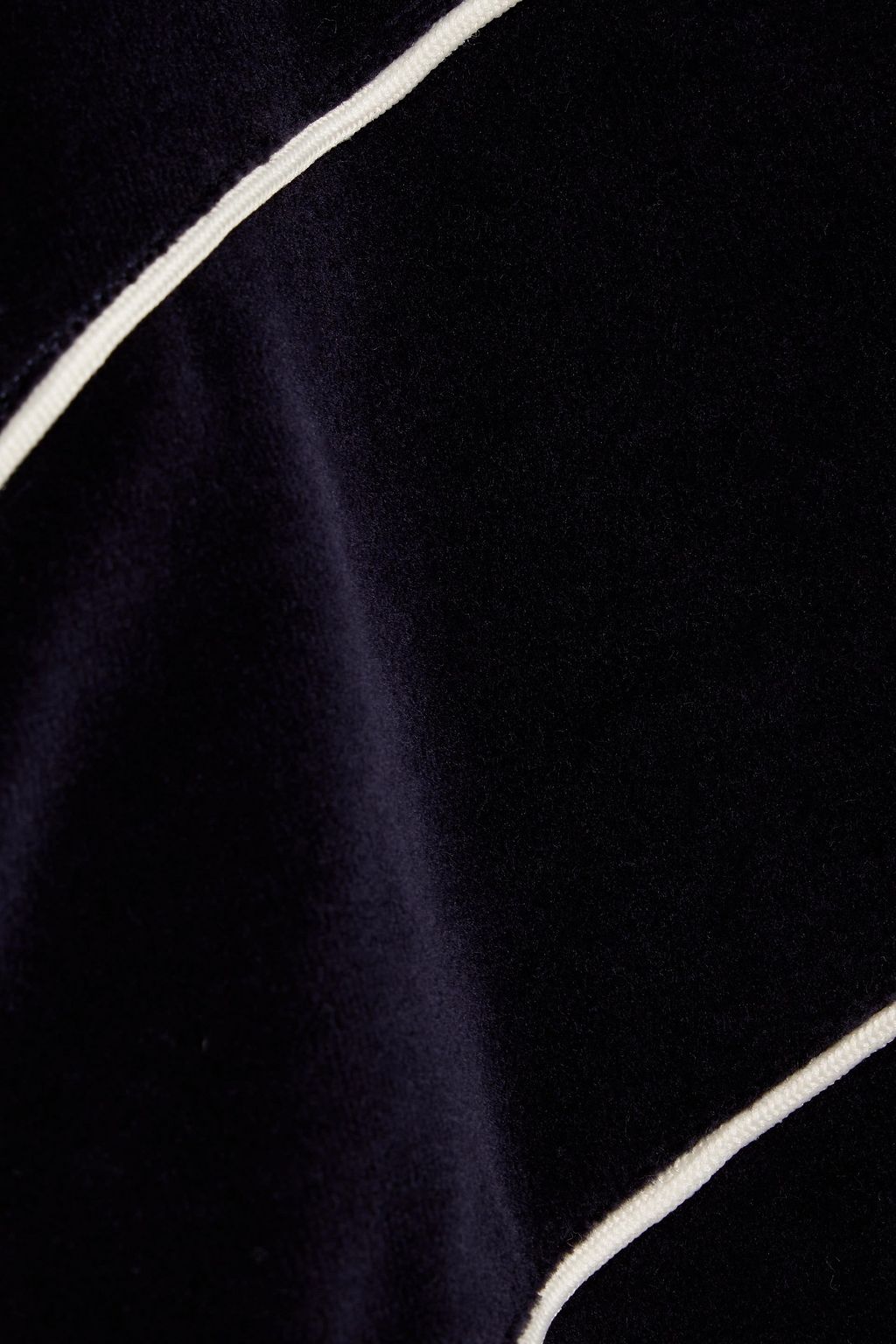 NILI LOTAN Napa velvet track jacket