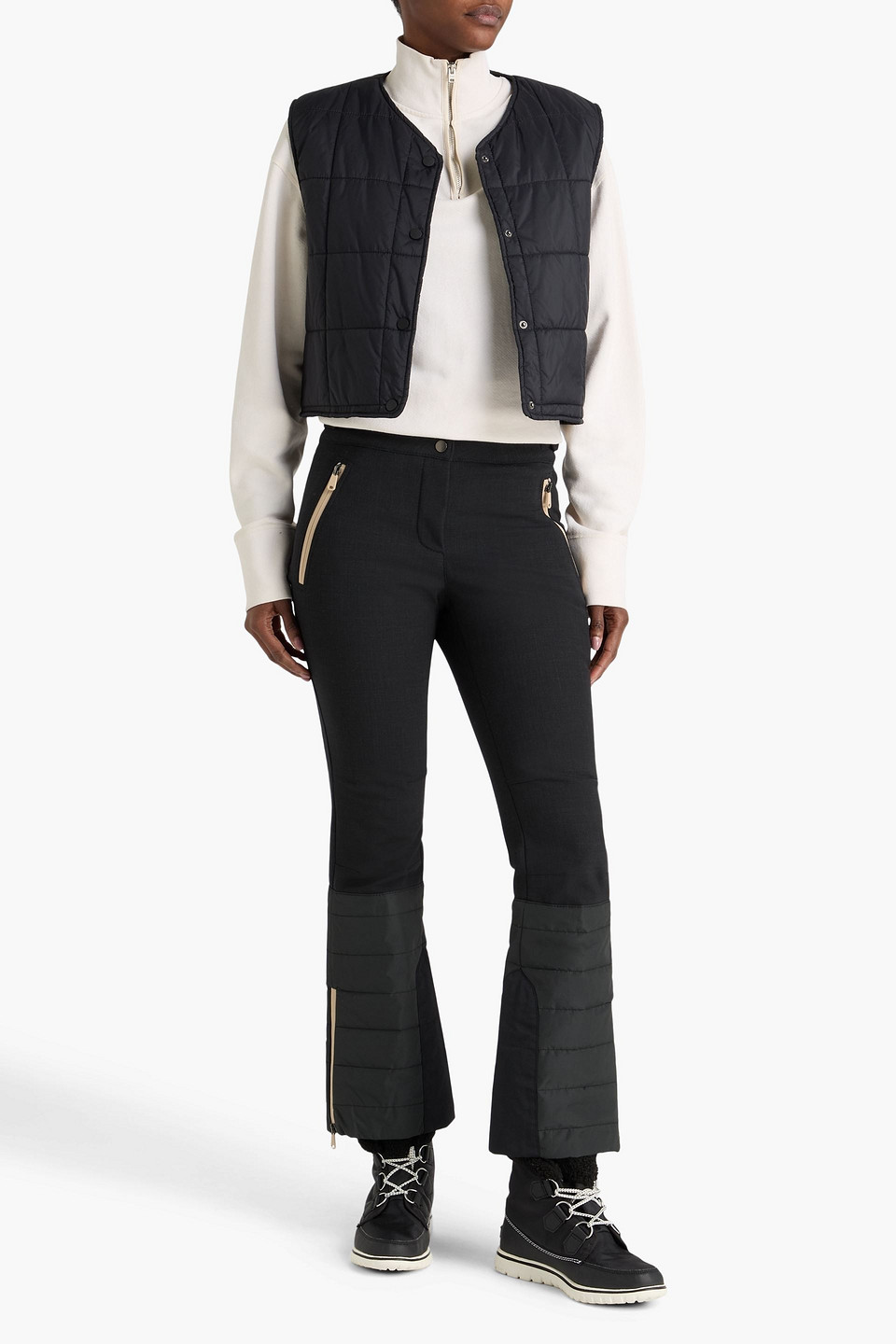  Brunello Cucinelli - Track Pants Aus Gestepptem Shell - Schwarz - It 38 