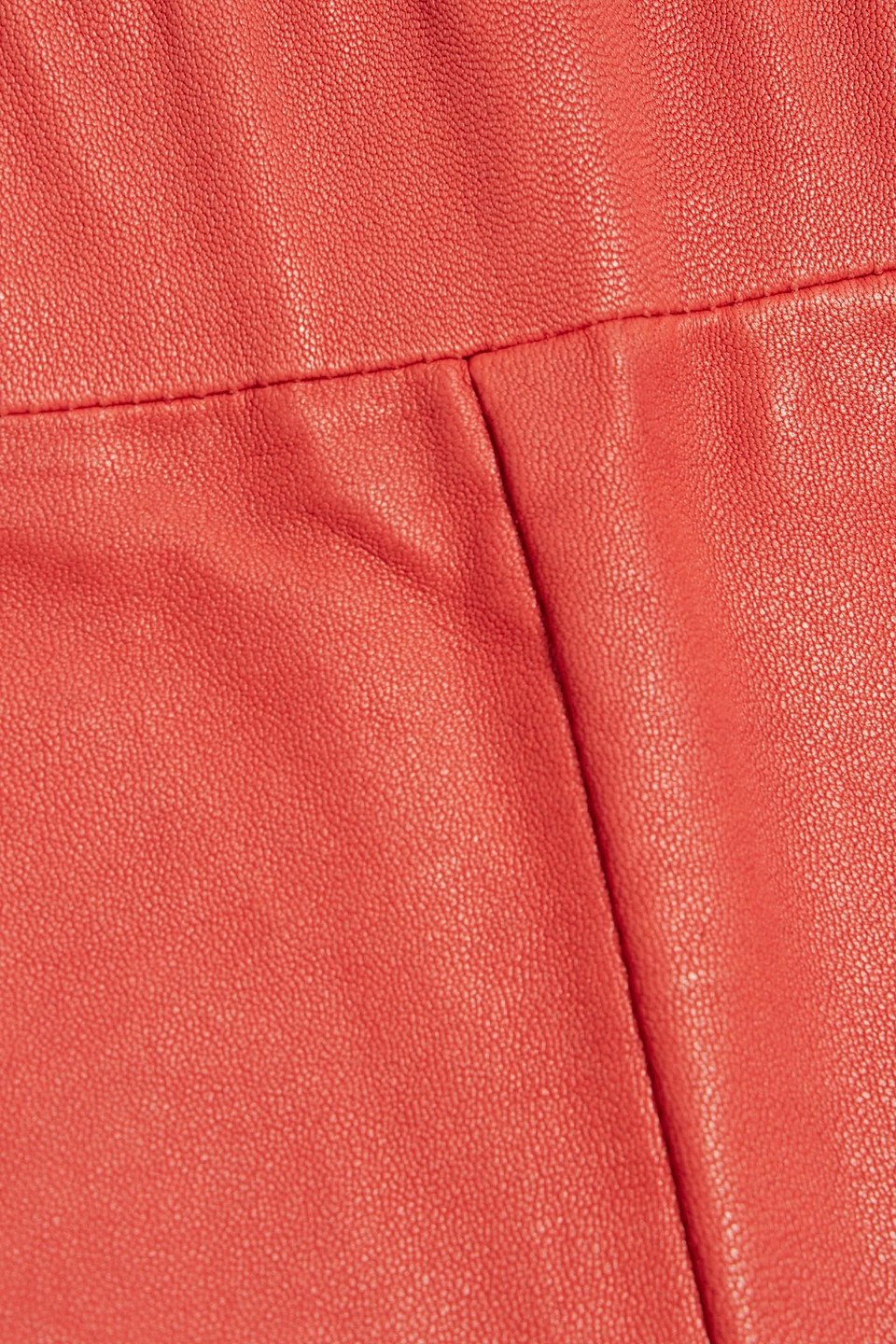 Shop Walter Baker Lori Kick-flare Leather Pants In Papaya