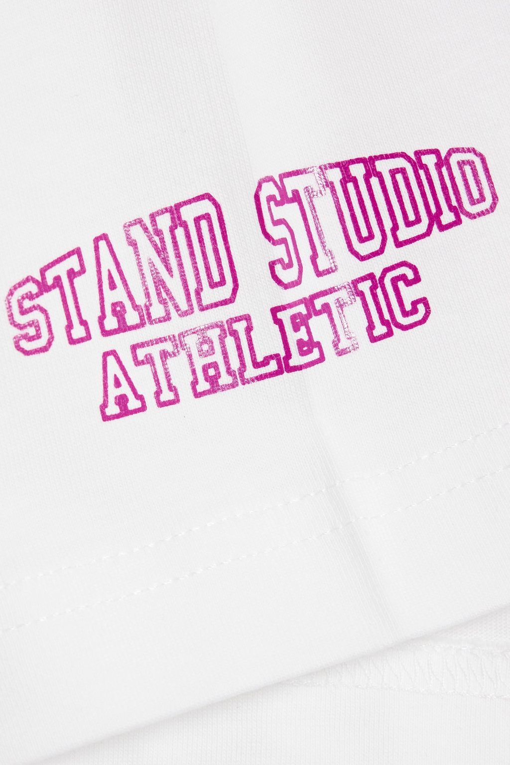 STAND STUDIO Printed cotton-jersey T-shirt