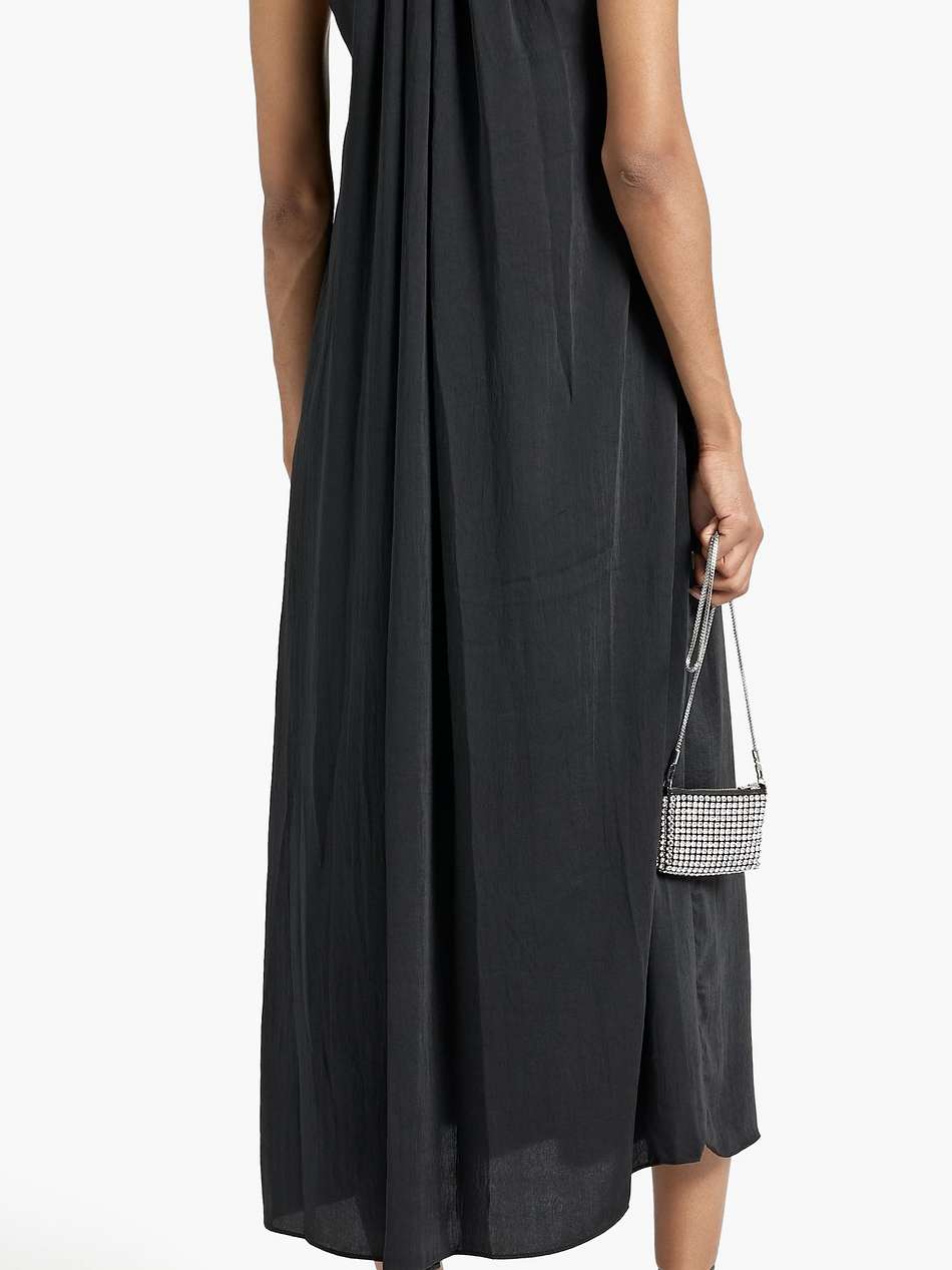 bailey gathered voile midi dress