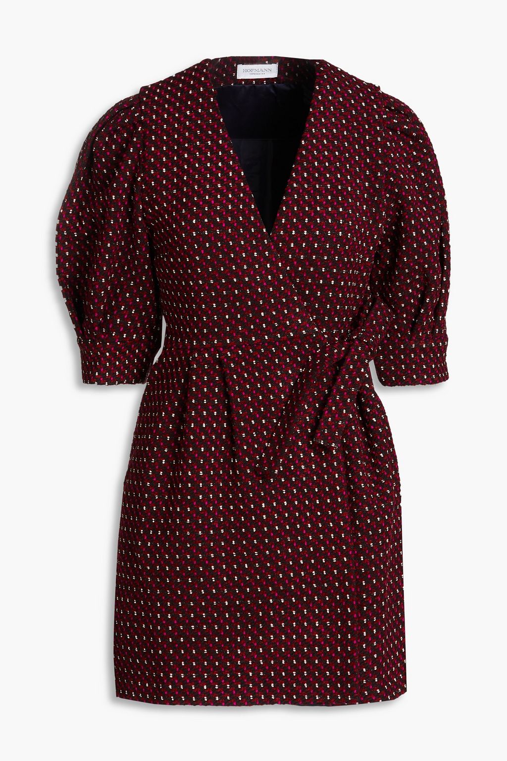 Tweed deals wrap dress