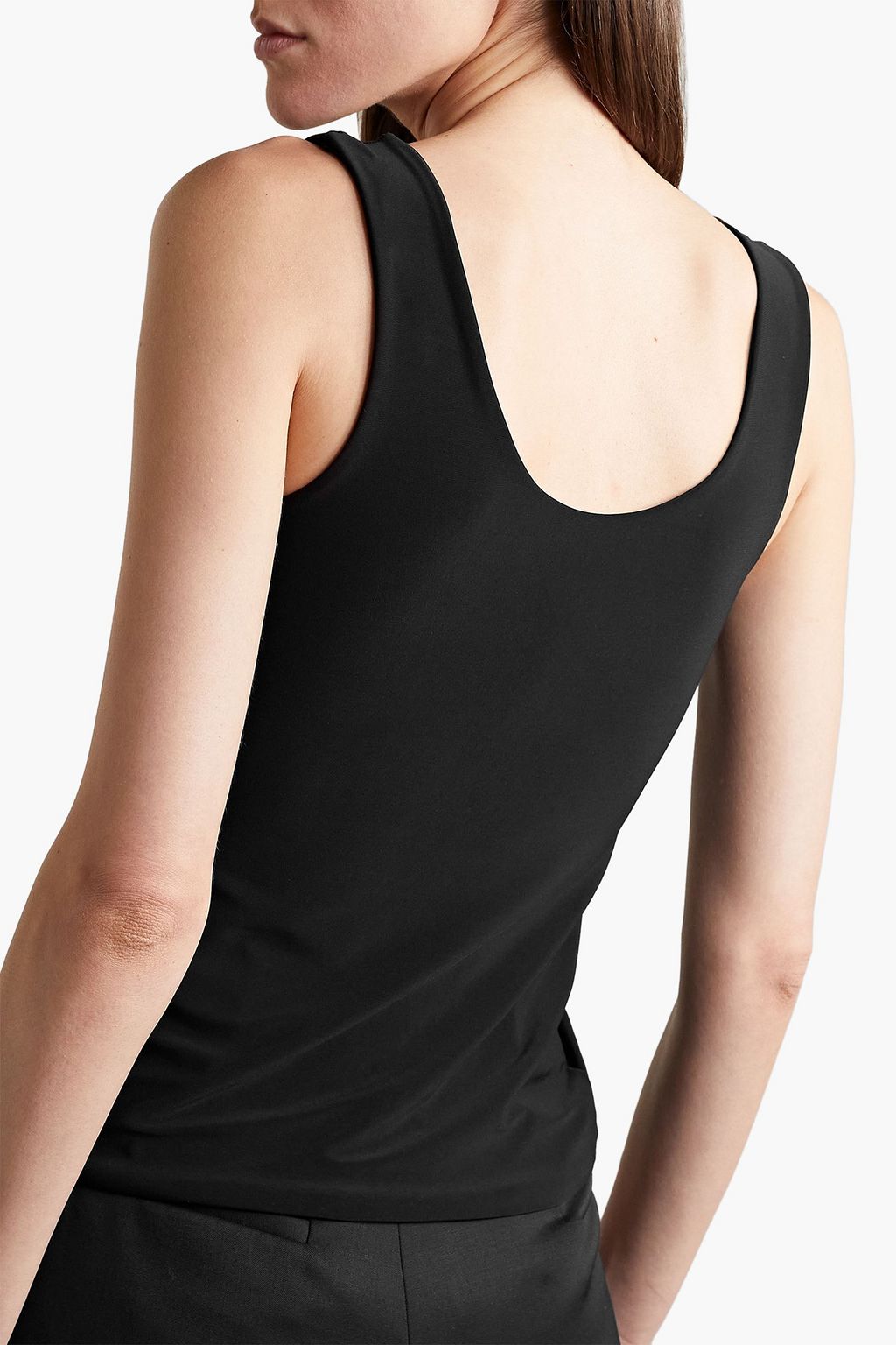 GRACE LING Embellished stretch-jersey tank
