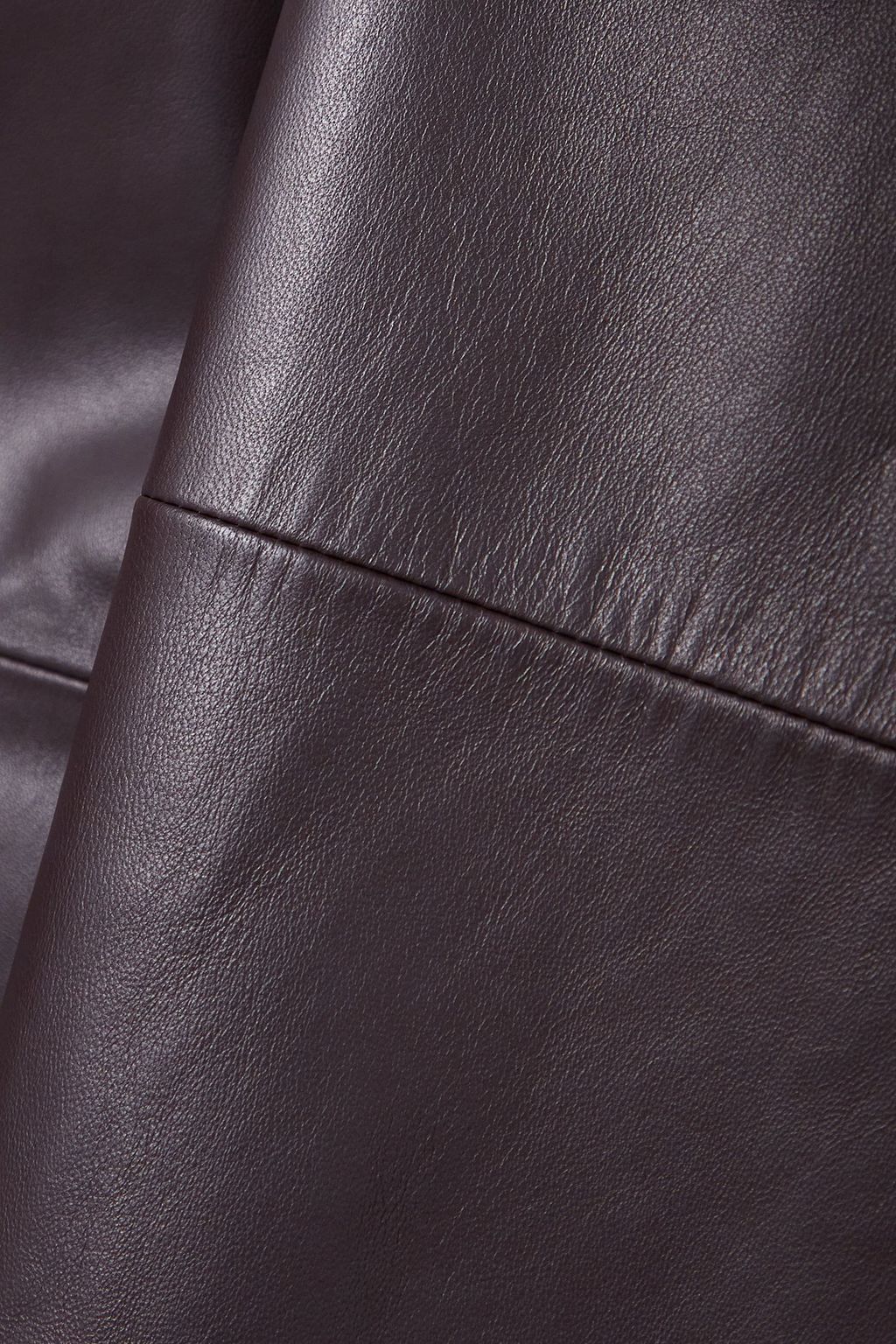 INTERIOR Marlowe leather wide-leg pants