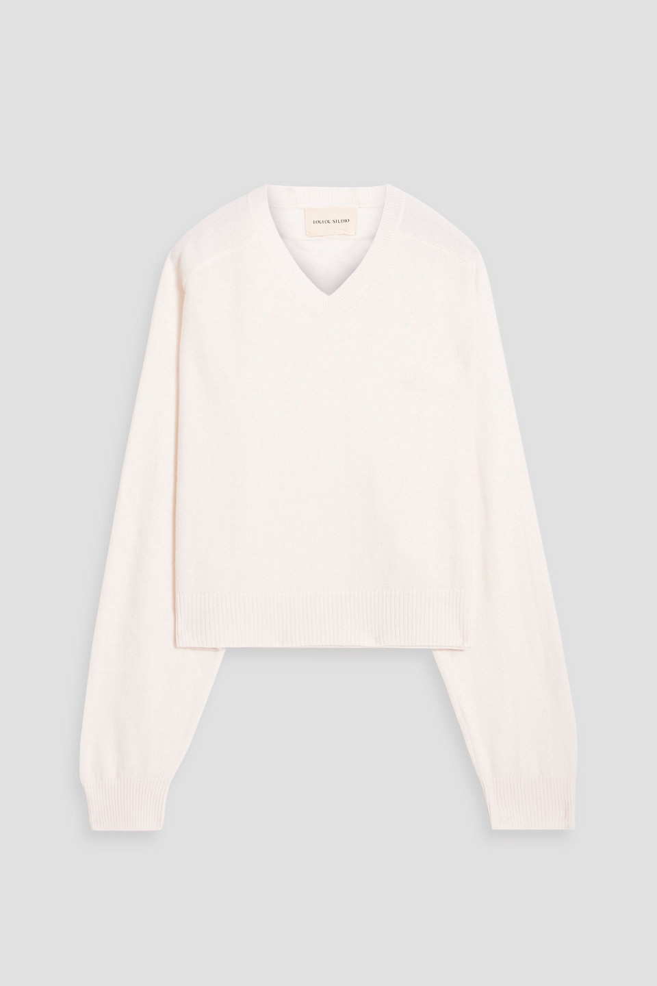 Loulou Studio Emsalo Cashmere Sweater In Ivory