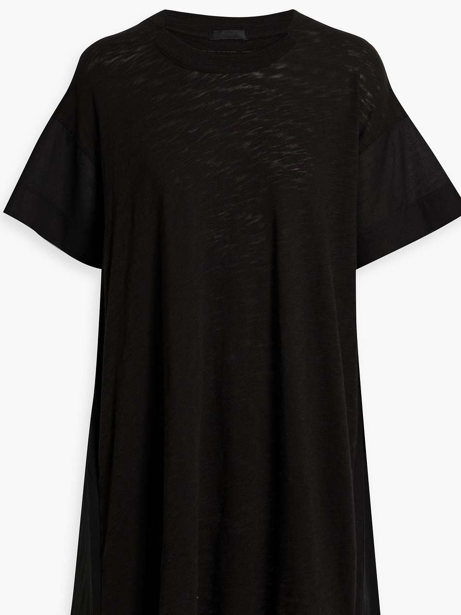 slub cotton-jersey mini dress