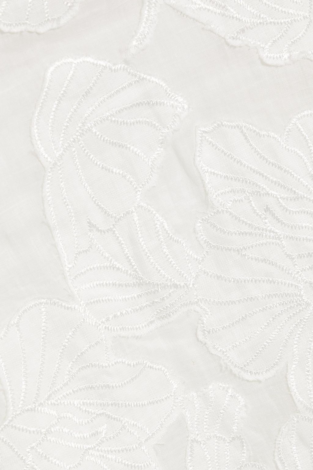 RACHEL GILBERT Emilia embroidered ramie-gauze maxi skirt