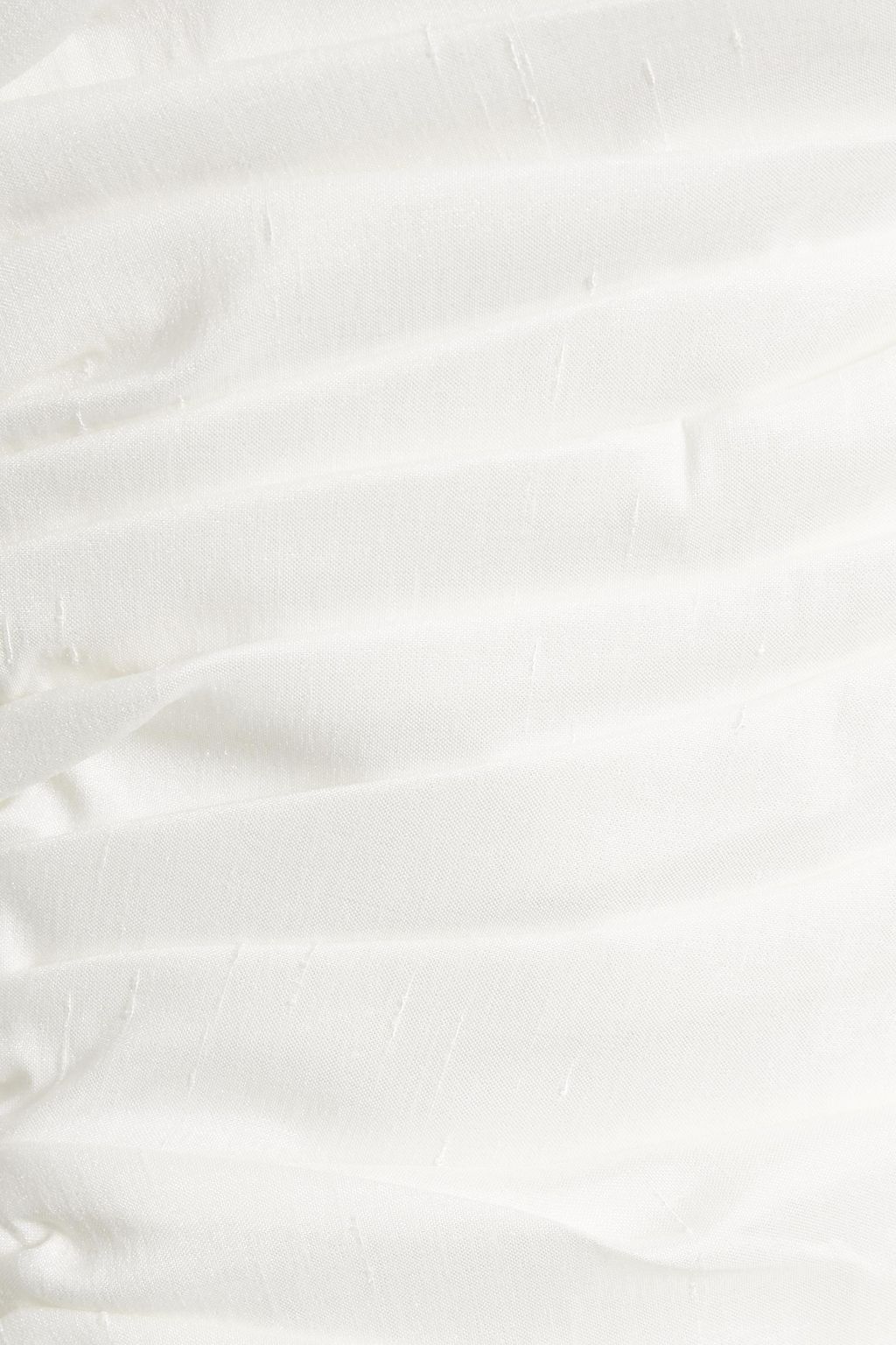 RACHEL GILBERT Evana trägerloses Minikleid aus Popeline mit floralen Applikationen