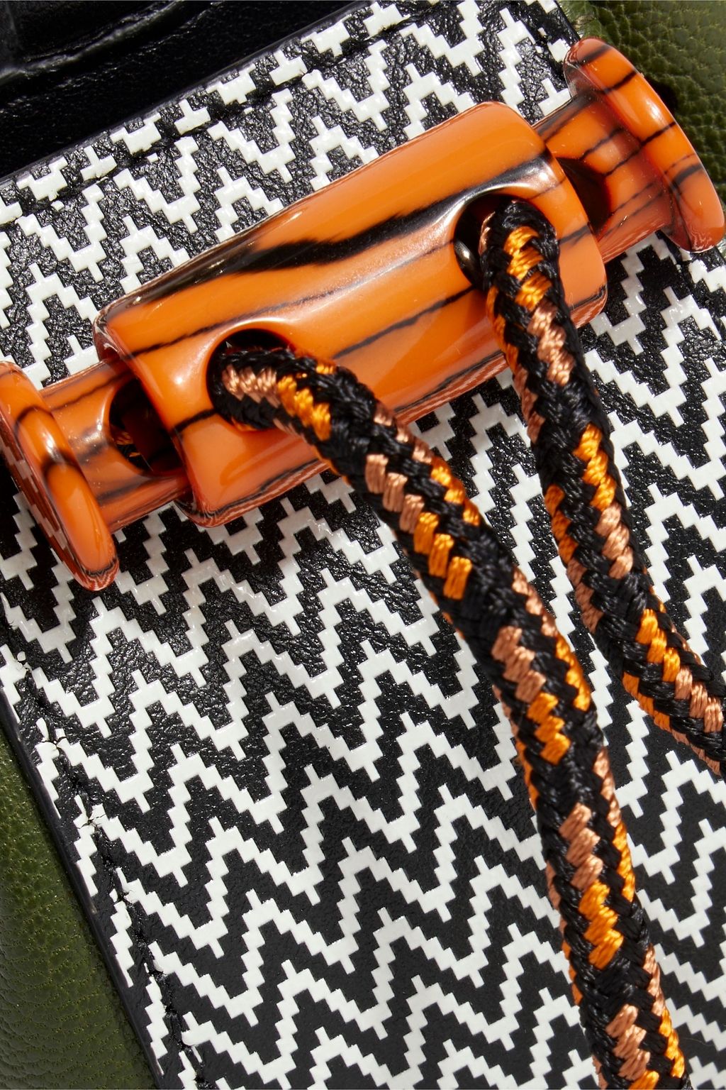 MISSONI Printed leather phone accessories case