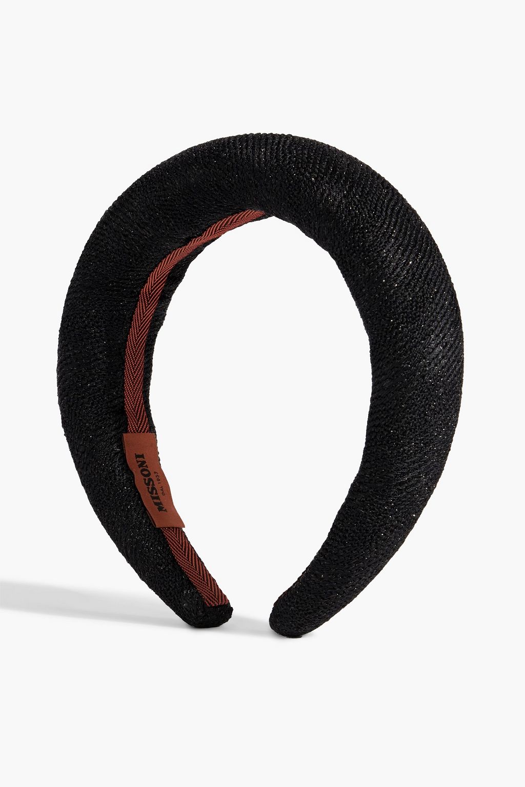 MISSONI Metallic crochet-knit headband