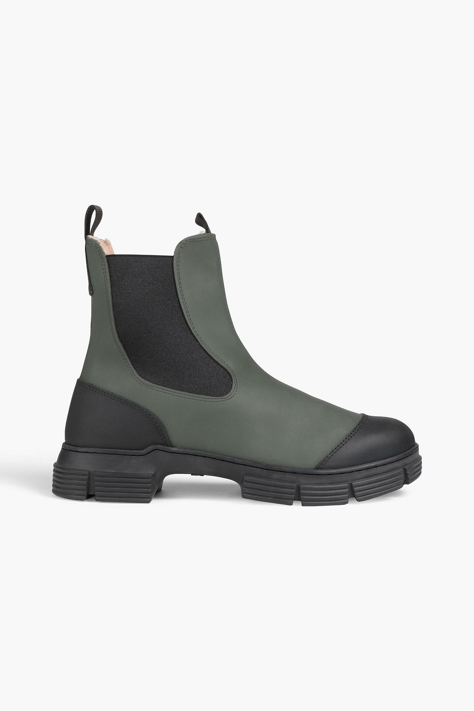 Rubber Chelsea boots