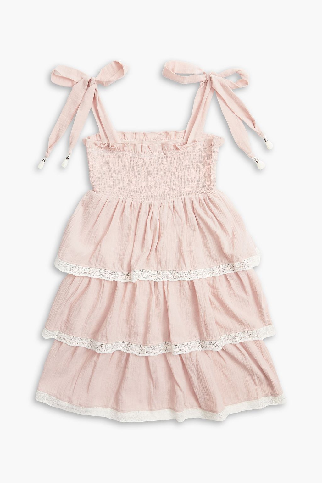 ZIMMERMANN Kids Verity tiered cotton dress