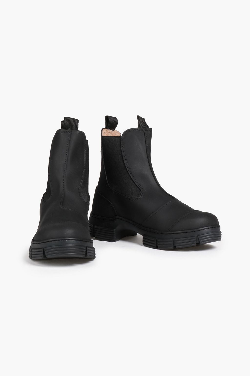 GANNI Chelsea-Boots aus Gummi
