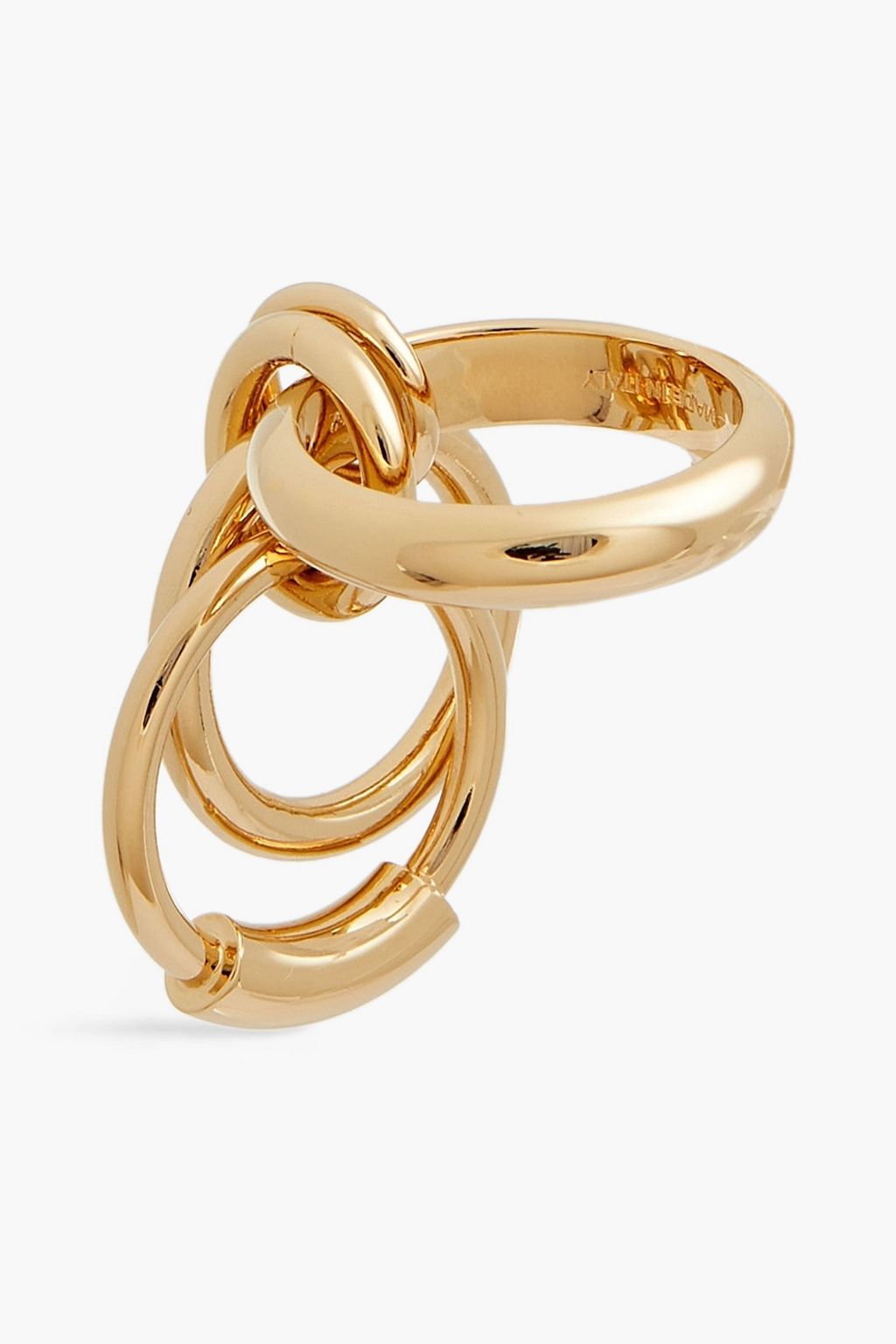 CHLOÉ Set aus drei goldfarbenen Ringen