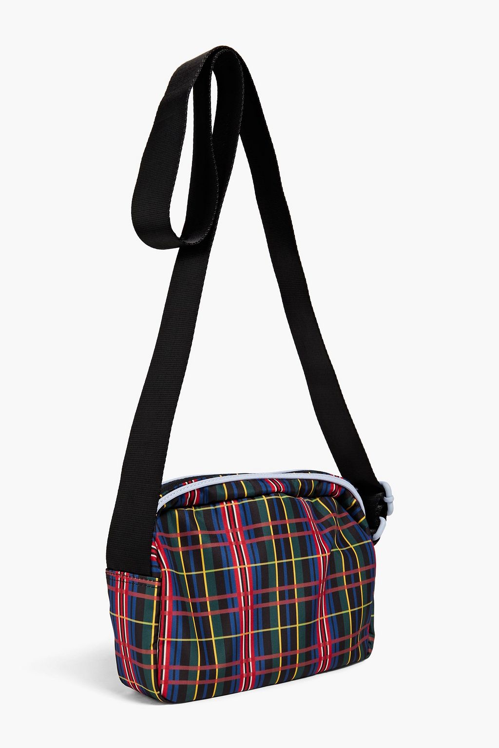 GANNI Checked shell shoulder bag | THE OUTNET