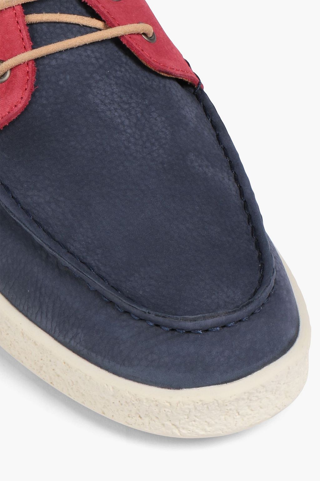 PS PAUL SMITH Costas two-tone nubuck boat shoes