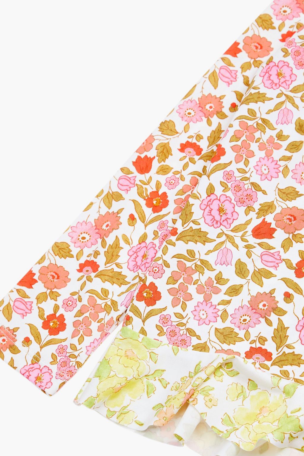 ZIMMERMANN Kids Goldie Rashguard mit Blumenprint und Rüschen