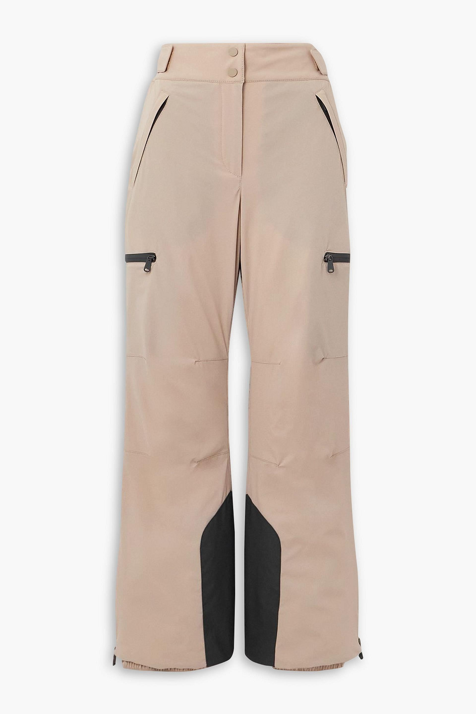 Brunello Cucinelli Bead-embellished Flared Ski Pants In Neutral