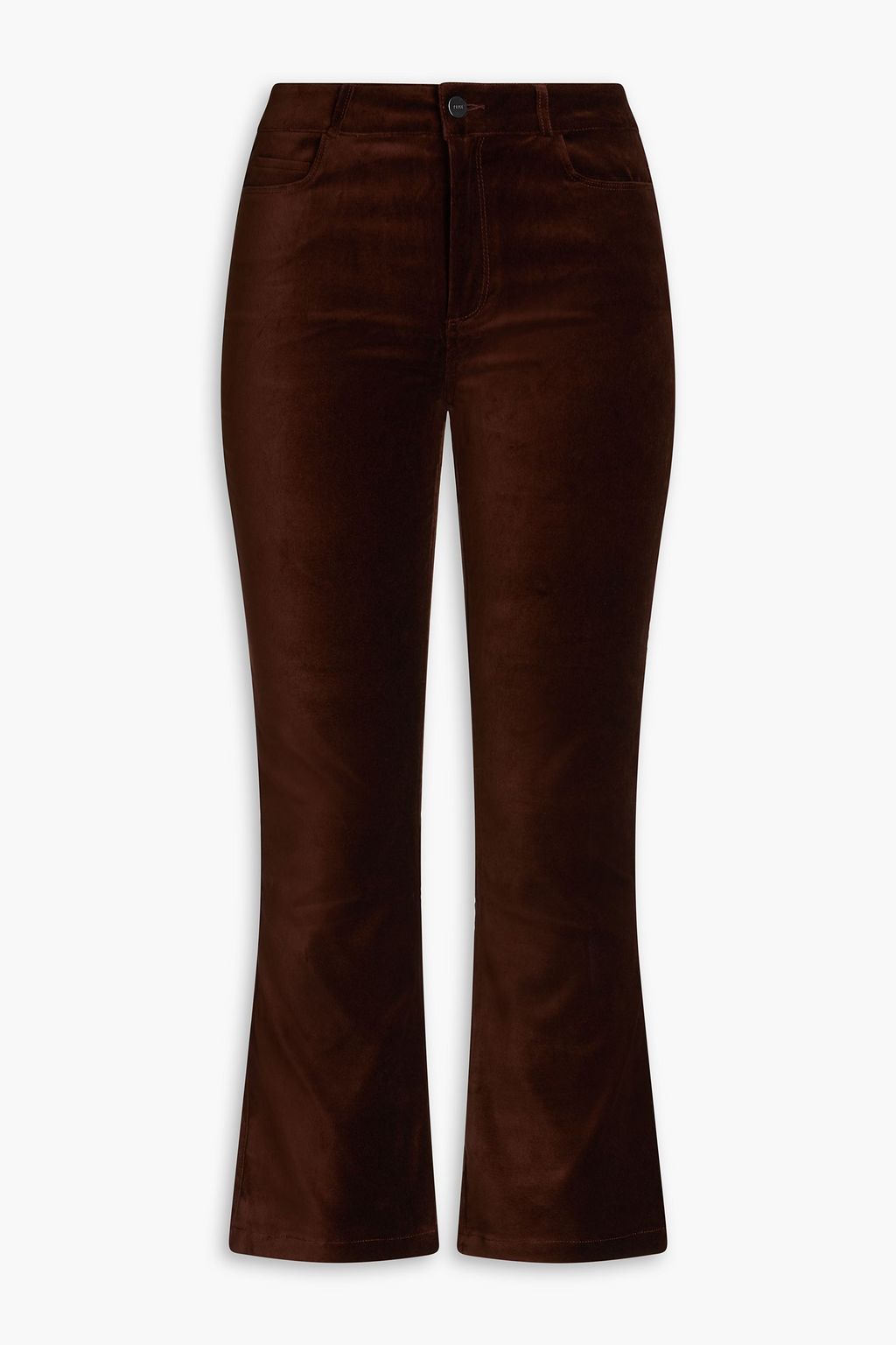 PAIGE Claudine velvet kick flare jeans THE OUTNET