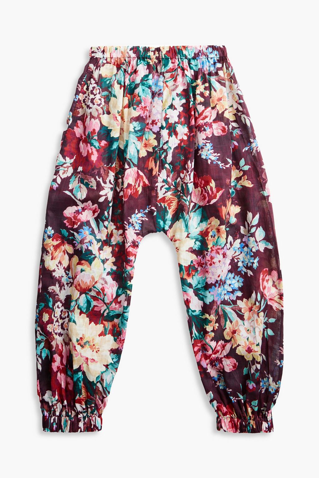 ZIMMERMANN Kids Allia floral-print cotton pants