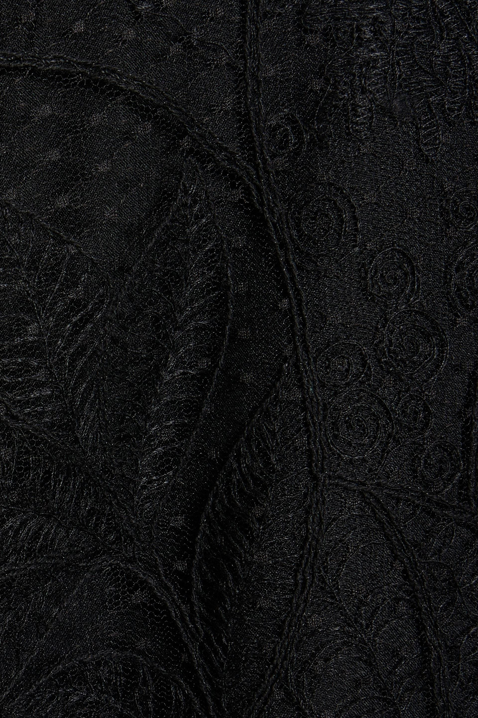 Anna Sui Minikleid Aus Spitze In Black