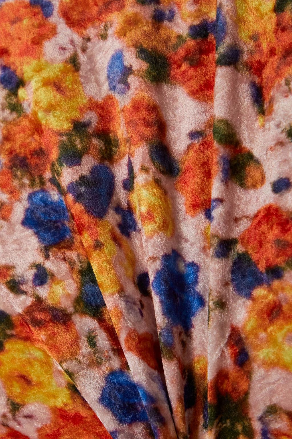ISABEL MARANT Giloyela printed stretch-velvet turtleneck top