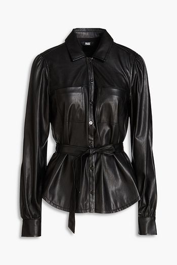 Leather tops for ladies sale