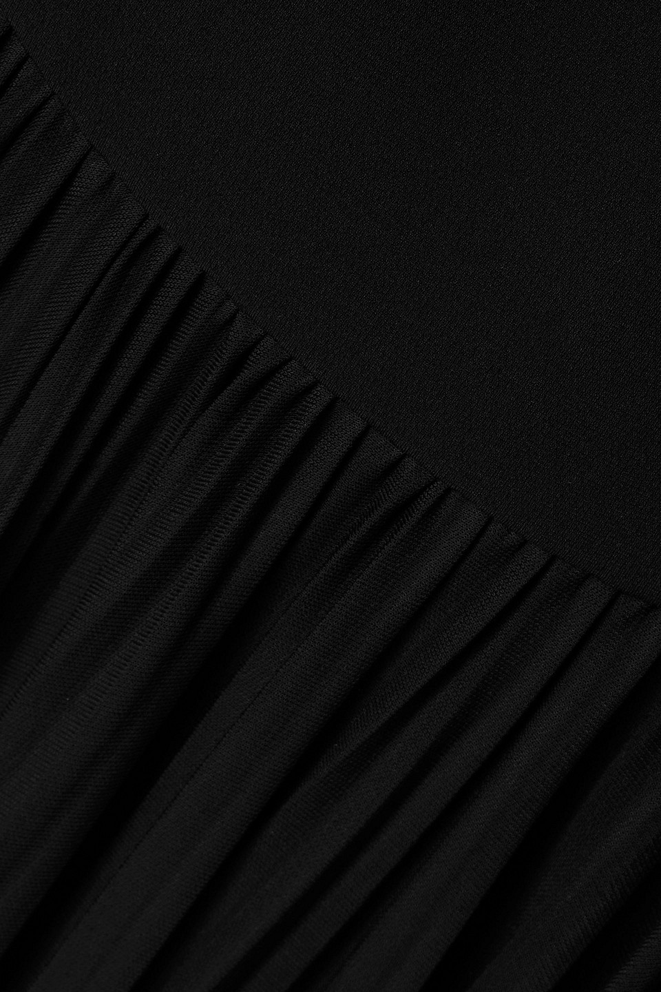 Proenza Schouler Neckholder-maxikleid Aus Plissiertem Jersey Mit Cut-outs In Black
