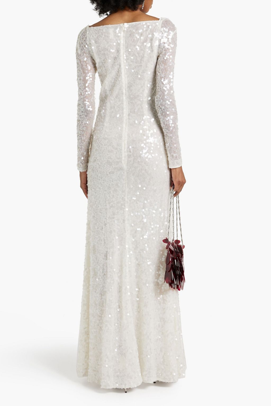 RACHEL GILBERT Fleur sequined tulle gown
