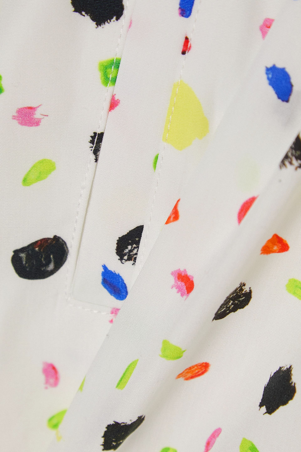 CHRISTOPHER KANE PRINTED COTTON-POPLIN SHORTS 3074457345637534644