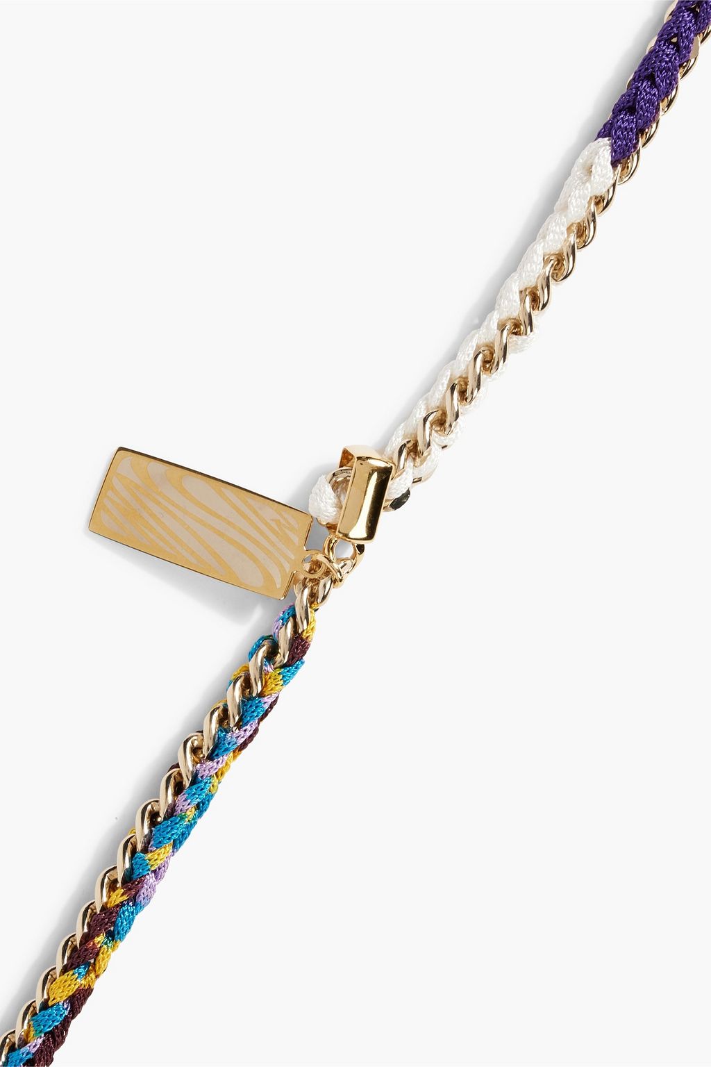 MISSONI Gold-tone cord necklace