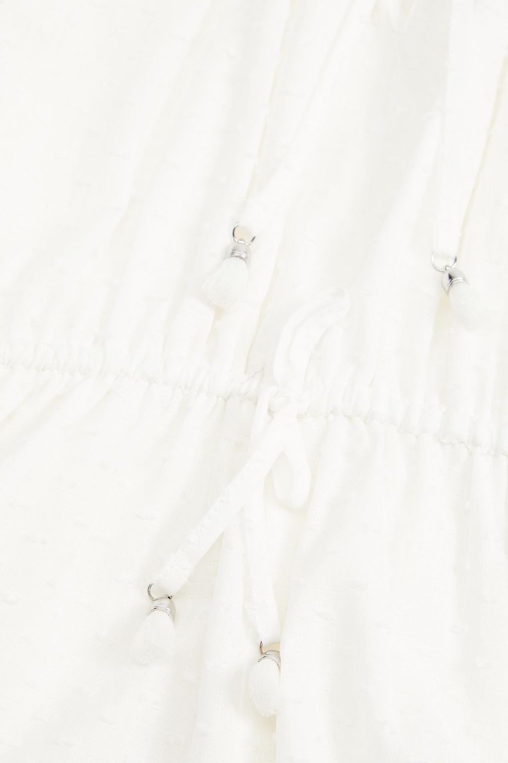 ZIMMERMANN Kids Goldie Swiss-dot cotton playsuit
