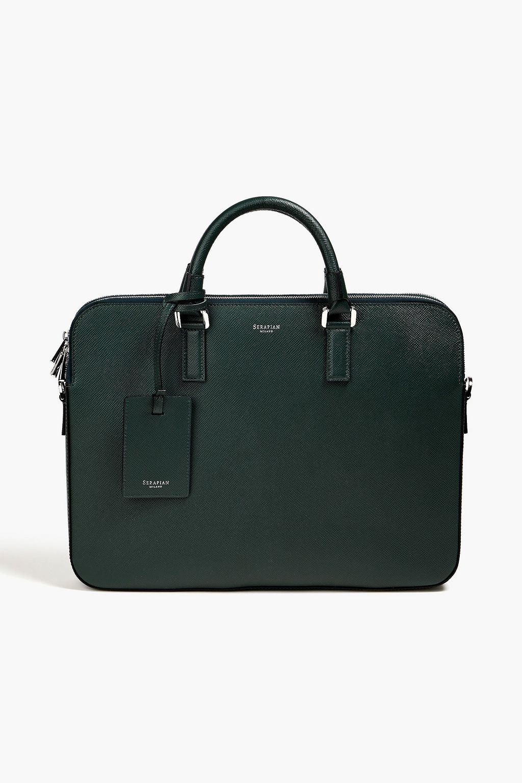 SERAPIAN Evolution texturedleather briefcase THE