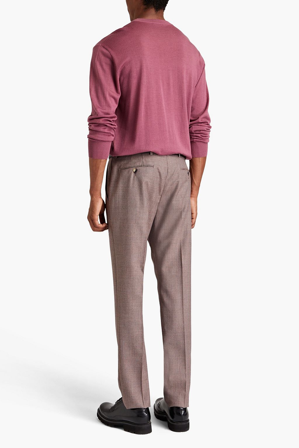 PAUL SMITH ウール スリムフィットパンツ チェック