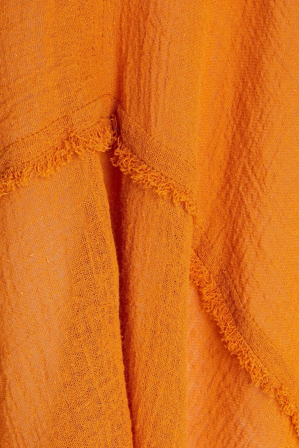 CARAVANA Alchick cotton-gauze halterneck dress