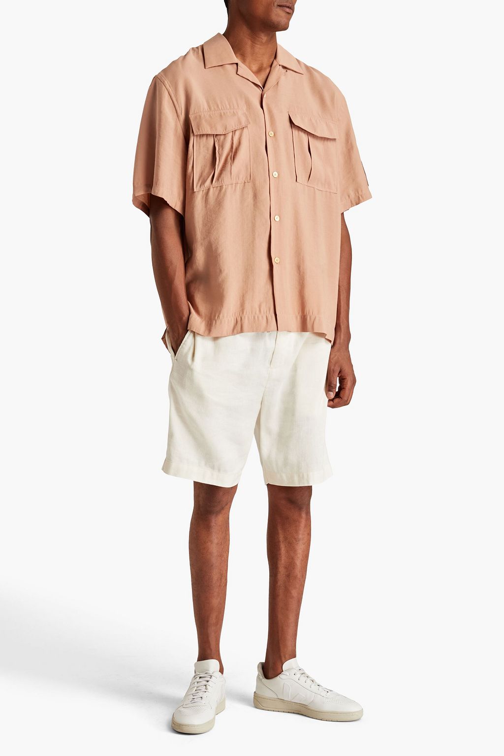 PAUL SMITH Washed modal-blend shirt