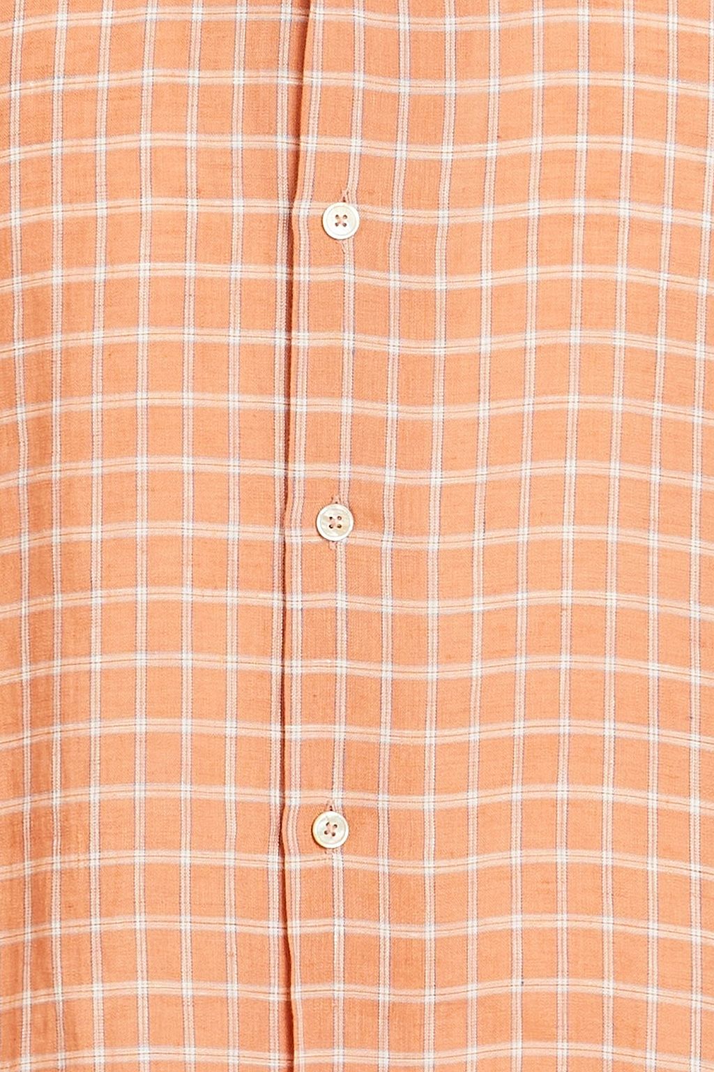 PAUL SMITH Checked linen shirt