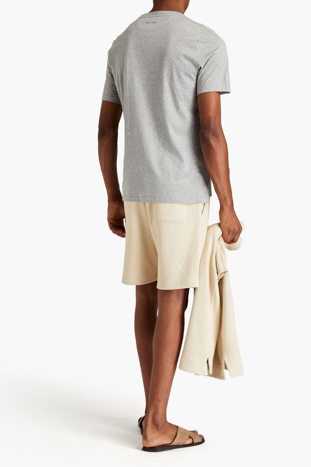PAUL SMITH Mélange cotton-jersey T-shirt