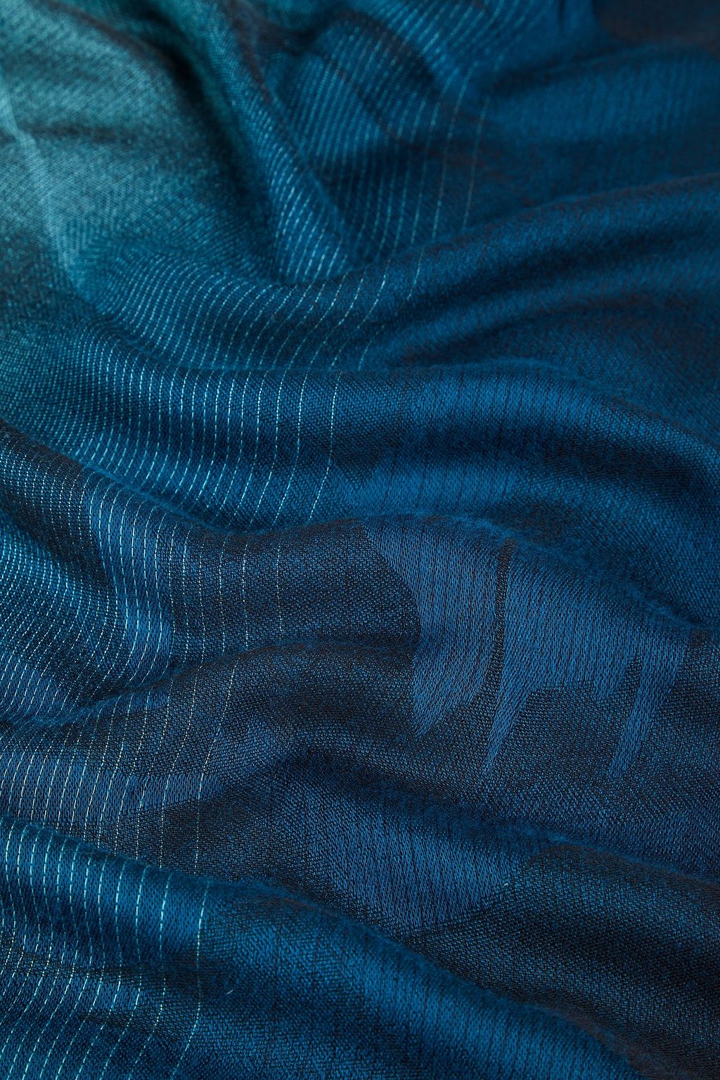 PAUL SMITH Frayed jacquard scarf