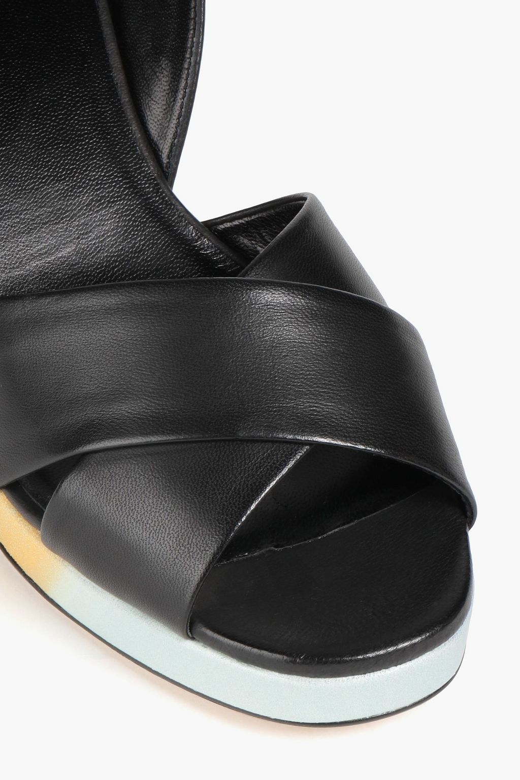 PAUL SMITH Poppy printed leather platform sandals