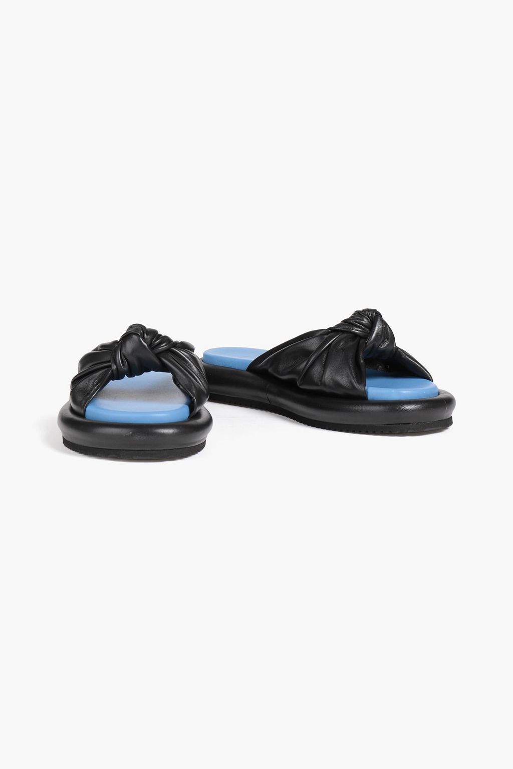 PAUL SMITH Lotus knotted leather slides