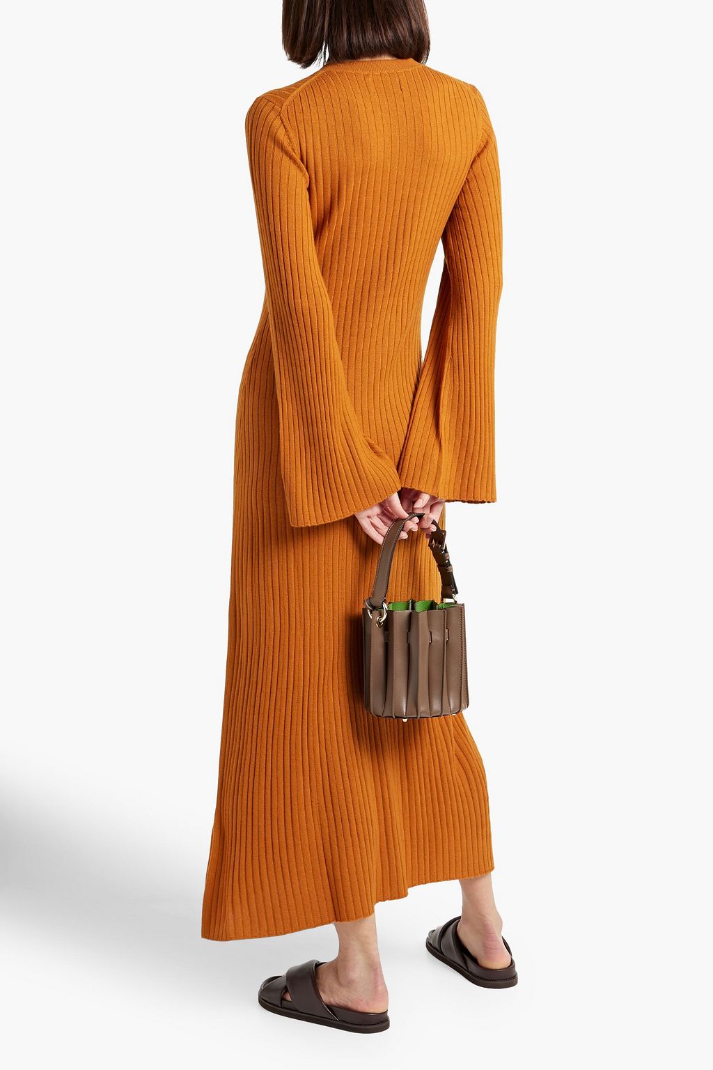 LOULOU STUDIO Elia ribbed wool and cashmere-blend maxi dress
