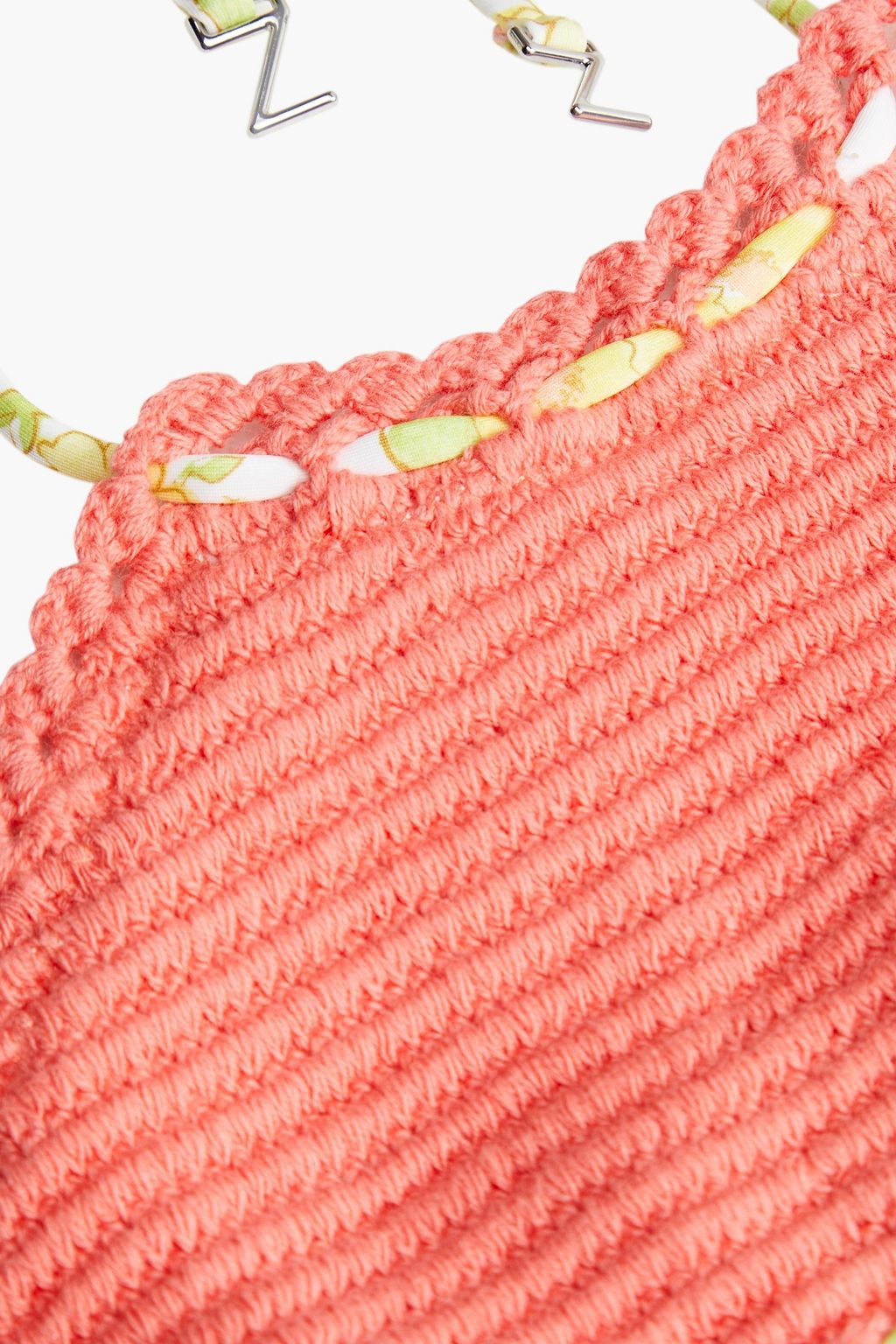 ZIMMERMANN Kids Goldie floral-print crocheted bikini