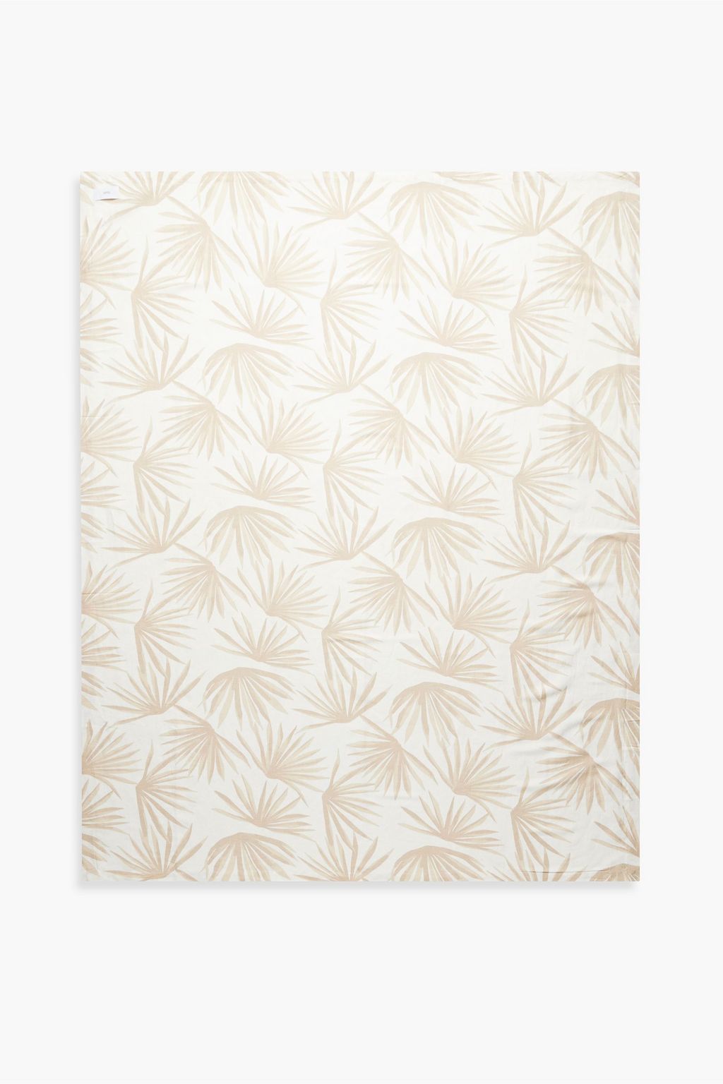 ONIA Printed linen-blend canvas blanket