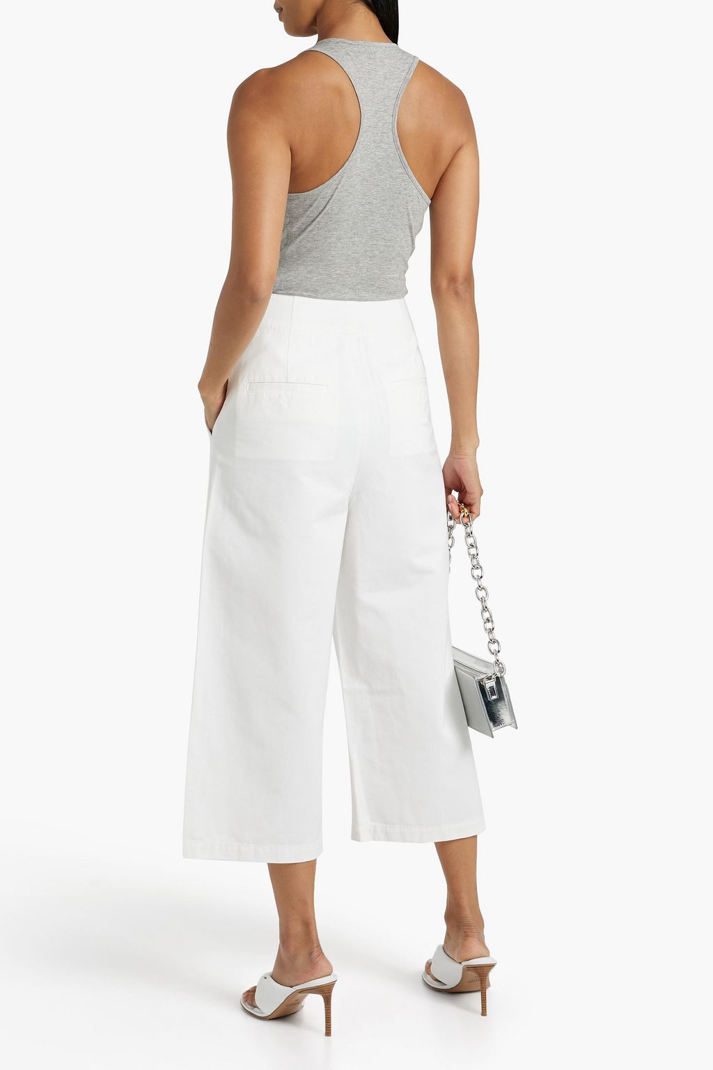 TIBI コットンジャージー ボディスーツ