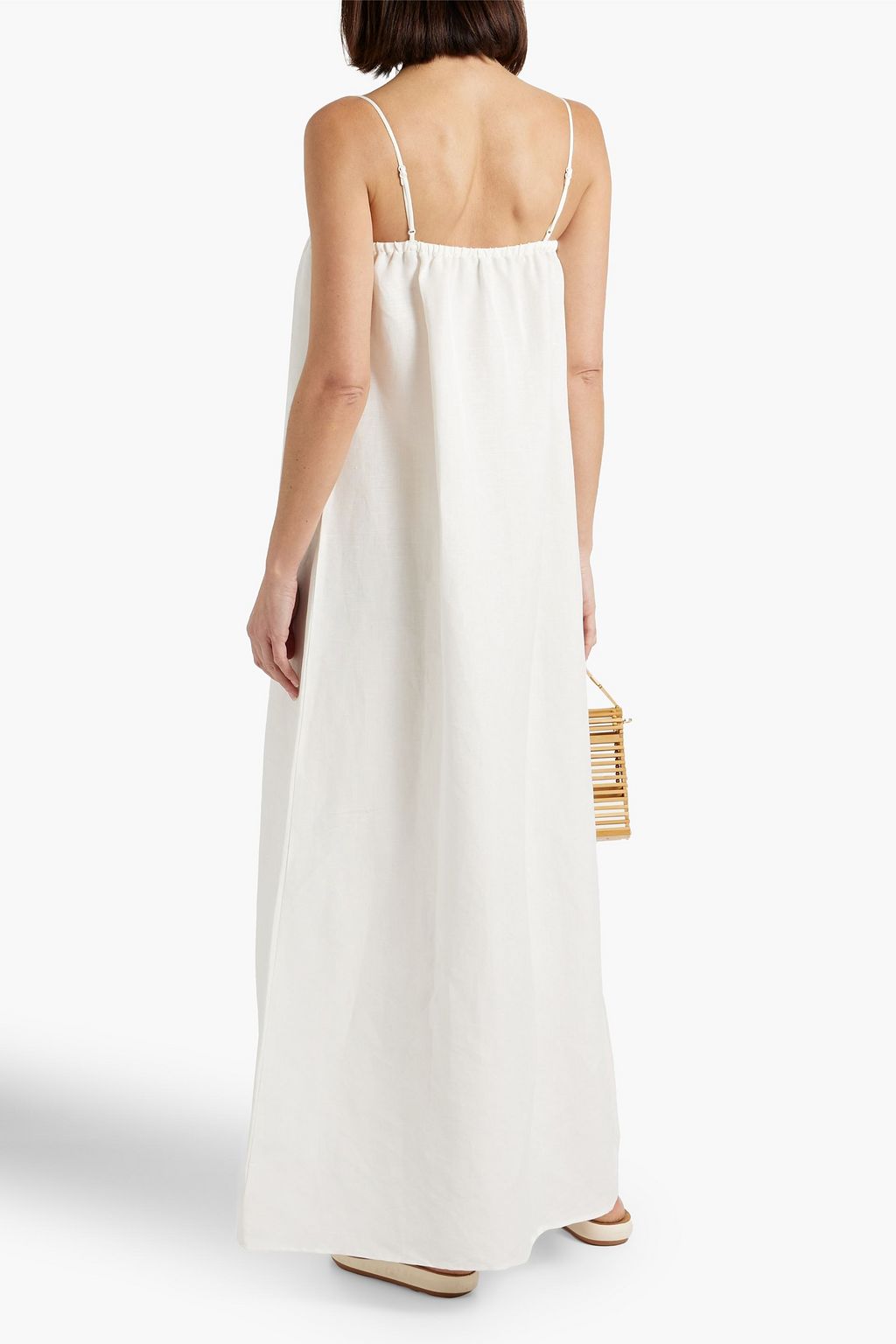 ONIA Linen-blend maxi dress | THE OUTNET