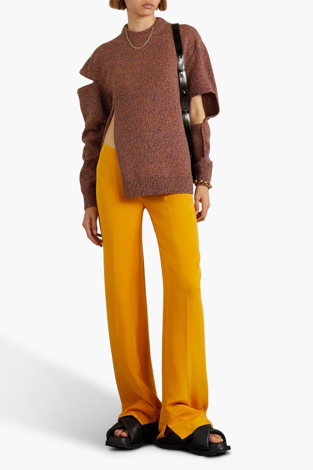 CHRISTOPHER KANE Cutout wool sweater