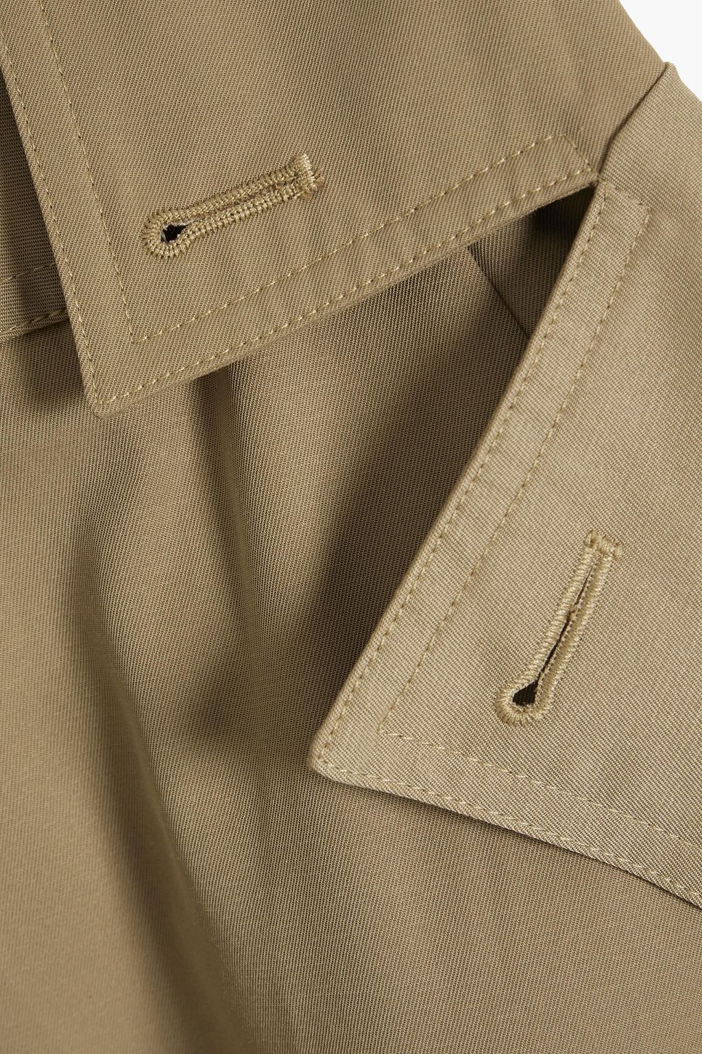TIBI コットン混ギャバジン トレンチコート